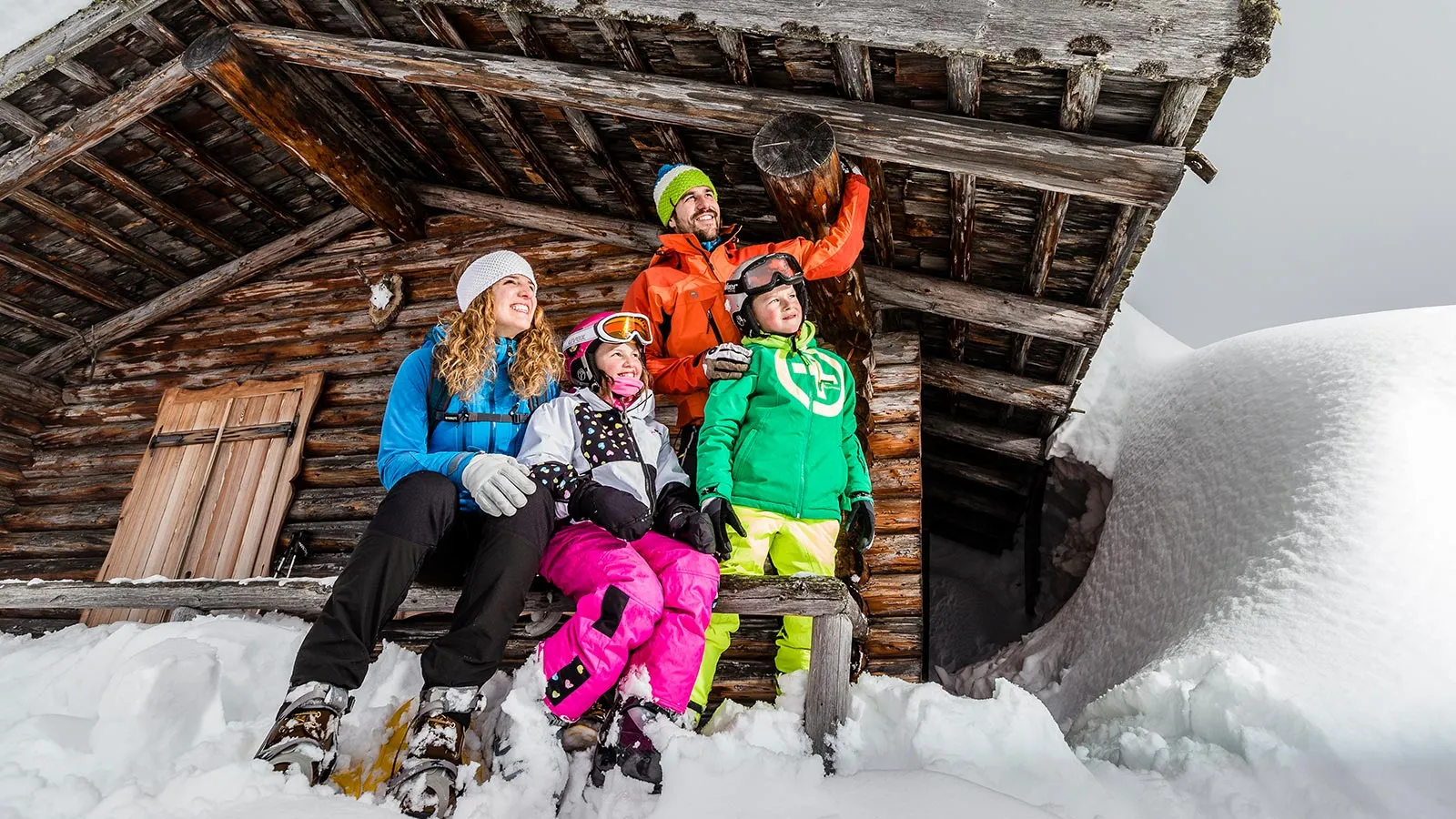 Gite sulla neve con la famiglia ad Avenes in val di Vizze